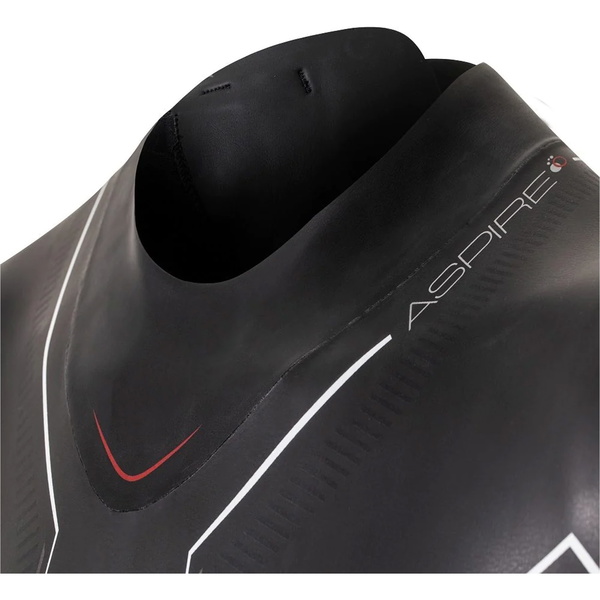 2024 Zone3 Aspire Back Zip Svømmevåddragt Til Herrer WS22MASP101 - Black / Rød